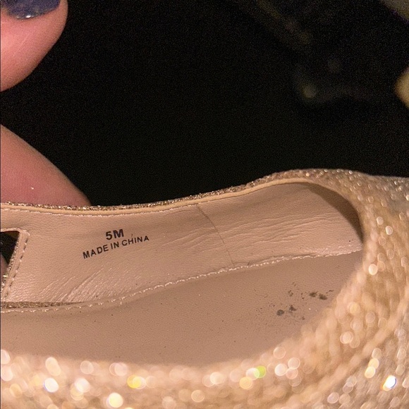 Pelle moda Deena 2 Low Heel Slingback gold size 5 - Picture 8 of 8